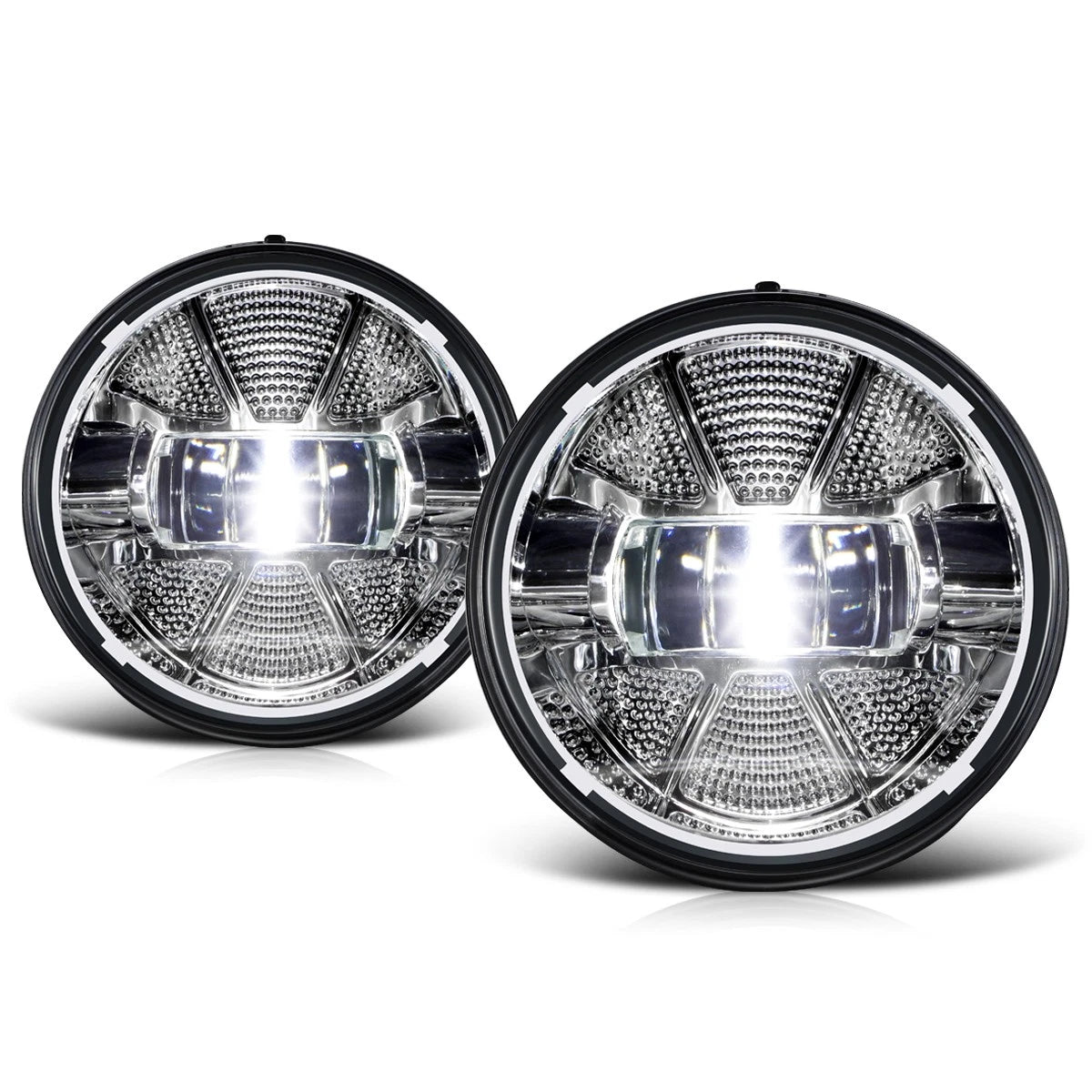 Full LED Projector Fog Lights for GMC Sierra 1500-3500 HD (2007–2014)