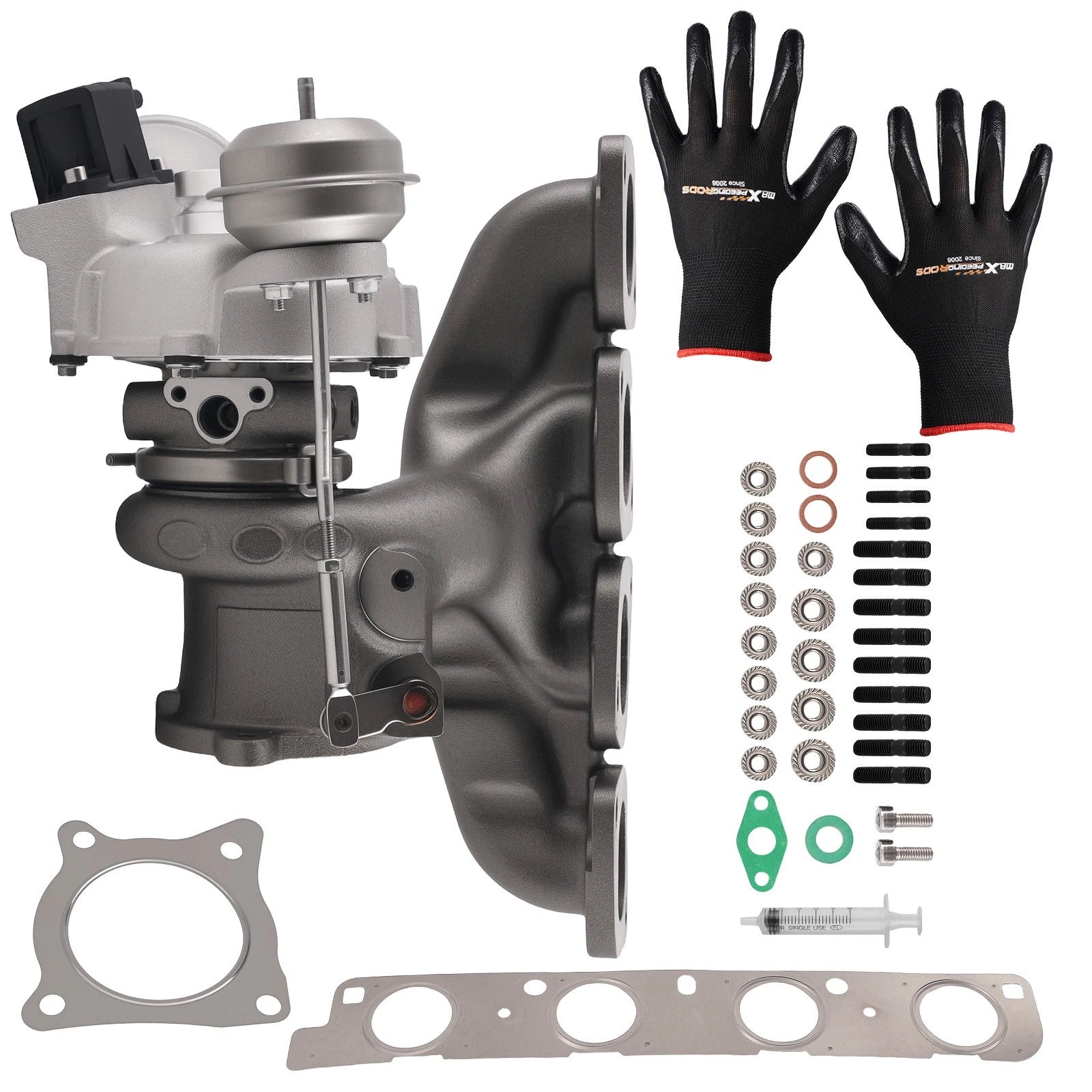 Turbocharger for Audi A4 Quattro A6 2.0T (BWE BGB 2002–2008) 53039880087 06D145701D