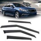 Set of 4 Smoke Side Window Vent Visors for Hyundai Veloster (2011–2017)