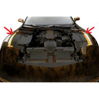 Inner Fender Liners LED Green Replacement for Chevrolet Corvette (1997–2004)