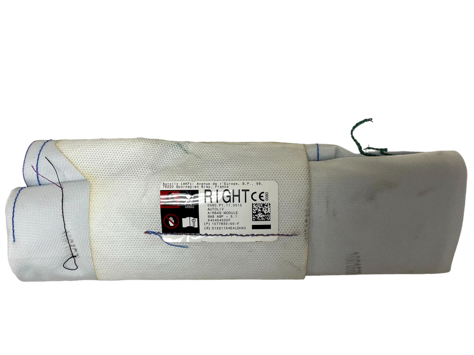 Right Side Seat Airbag for Tesla Model Y (2020–2023) 1077830-00-F