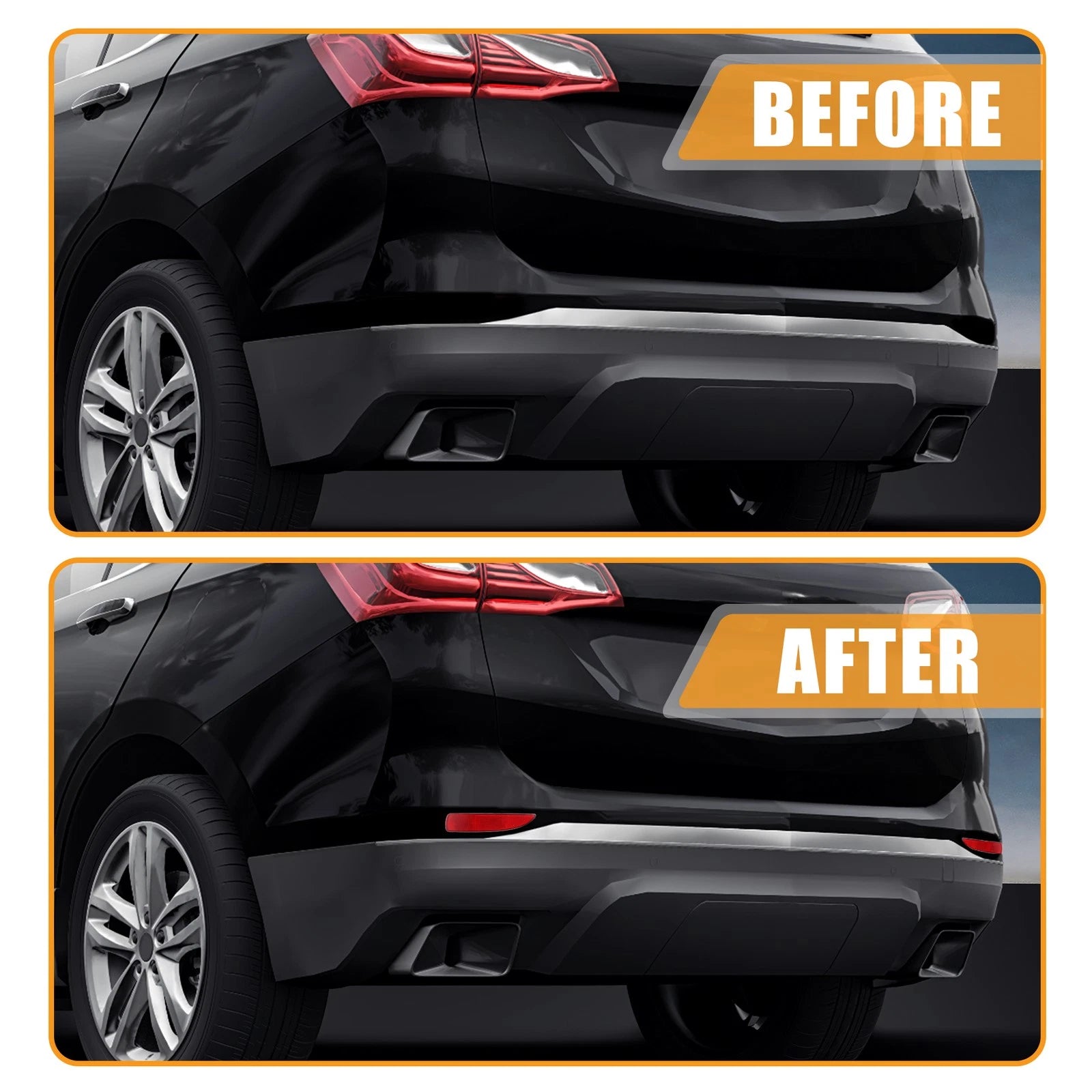 1 Pair Rear Bumper Reflector for Toyota Yaris 