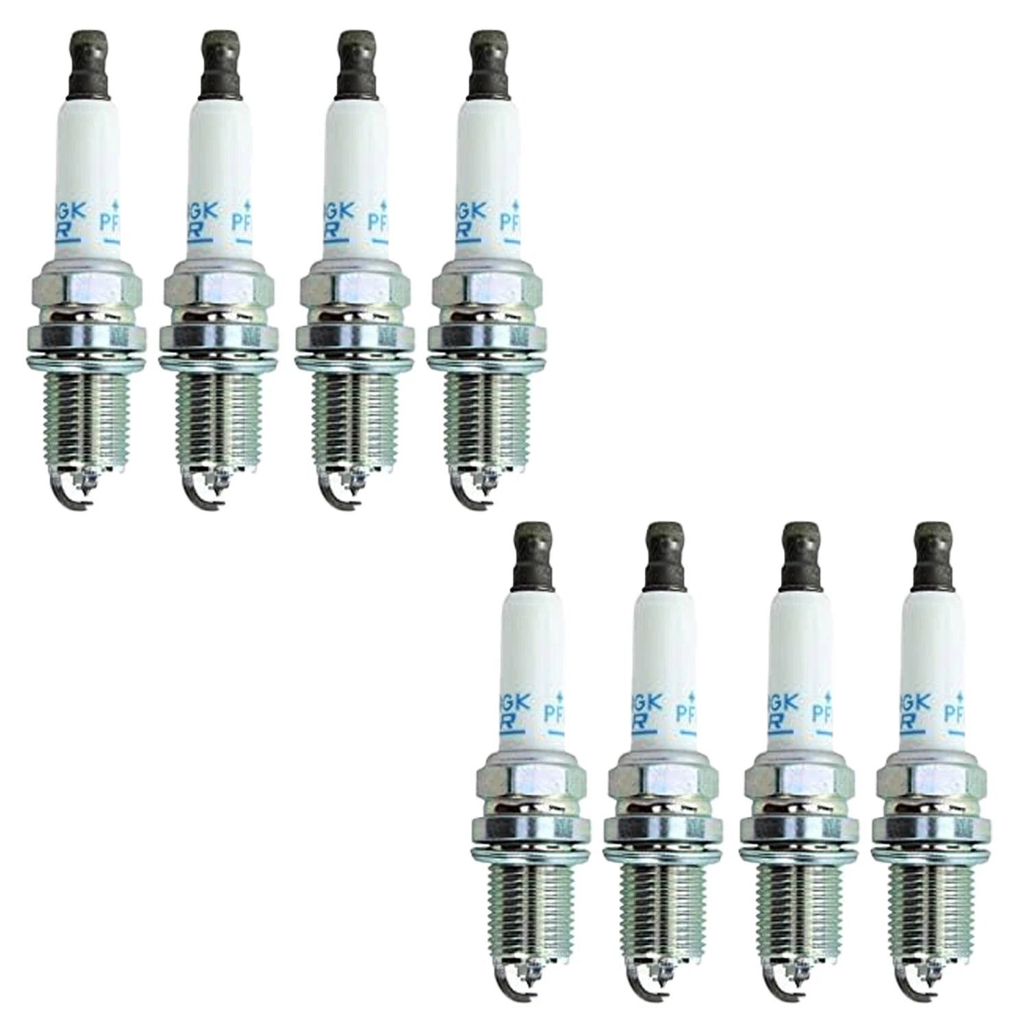 Set of 8 NGK Laser Platinum Spark Plugs 5592 for Audi R8 5.2 V10 (2009–2010)