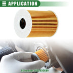 Set of 2 Engine Oil Filters for Kia Telluride (2020–2023) No. 263203CKB0