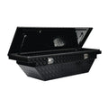 63" Gloss Black Aluminum Side Tool Box for Trucks (Low Profile)