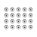 Set of 100 Precision 3mm Chrome Steel Balls for Bearing Keychain