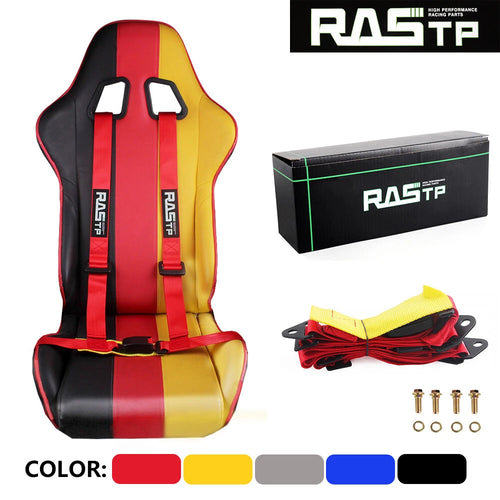 1 Pair 4 Point Racing Seat Belt Harness for UTV ATV Go-Kart