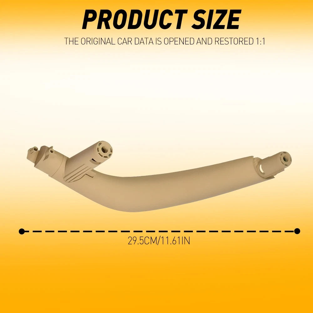 Set of 2 Inner Door Handle Trim Covers for BMW X5 X6 (2014â2019)