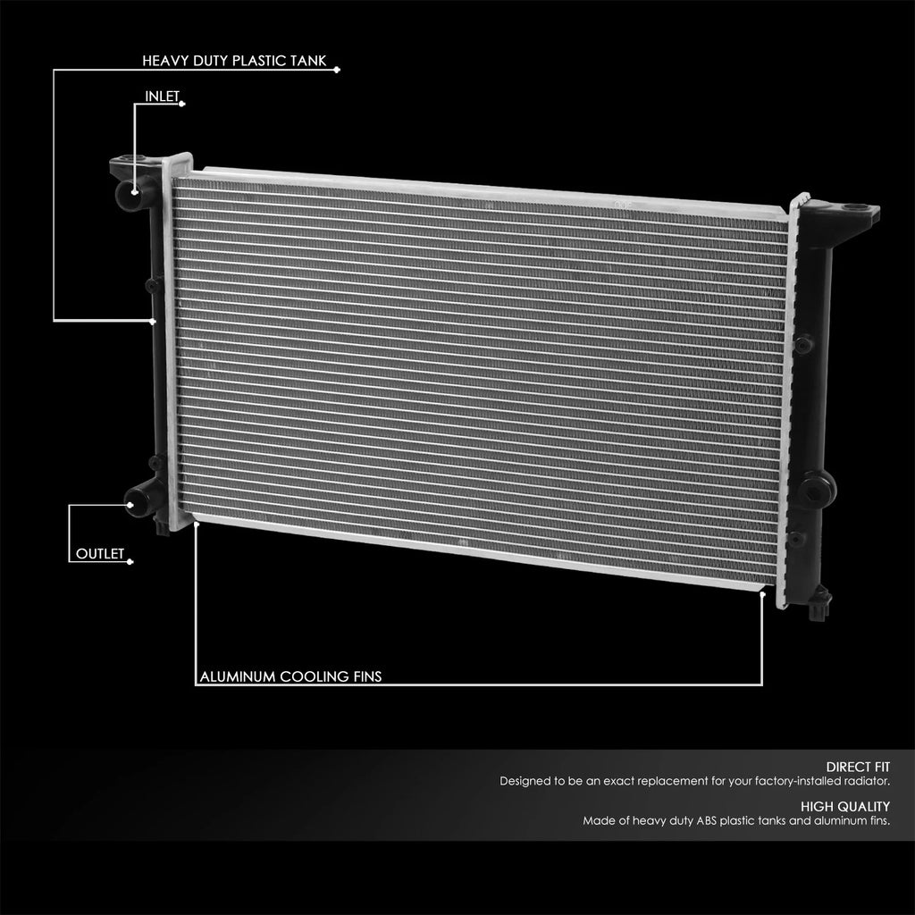 Aluminum Replacement Radiator for Volkswagen Cabrio Golf Jetta (1993–1999) DPI 1557