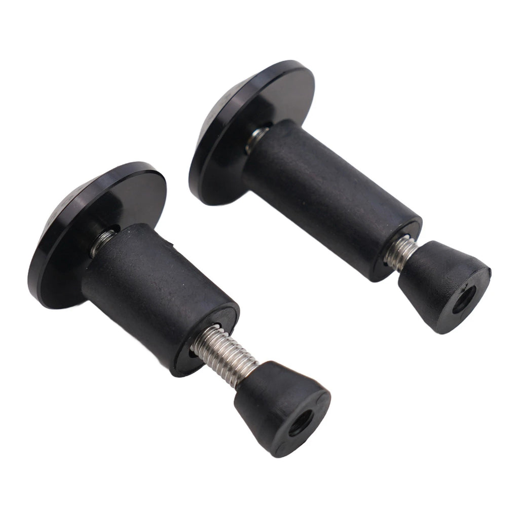 Set of 2 Rubber Bar End Hand Grips for Motorbike (22mm Diameter)