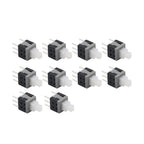 Set of 10 Tactile Push Button Switch 6 Pin 5.8x5.8x10mm