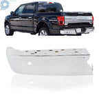 Rear Bumper End Set for Ford F-150 (2021–2023) with Assist Sensors Chrome