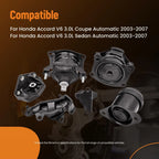 6x Engine Motor & Auto Trans Mount for Honda Accord 3.0L (2003–2007) A4526