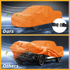 Waterproof Car Cover for Ford F-150 (All Weather, Orange)