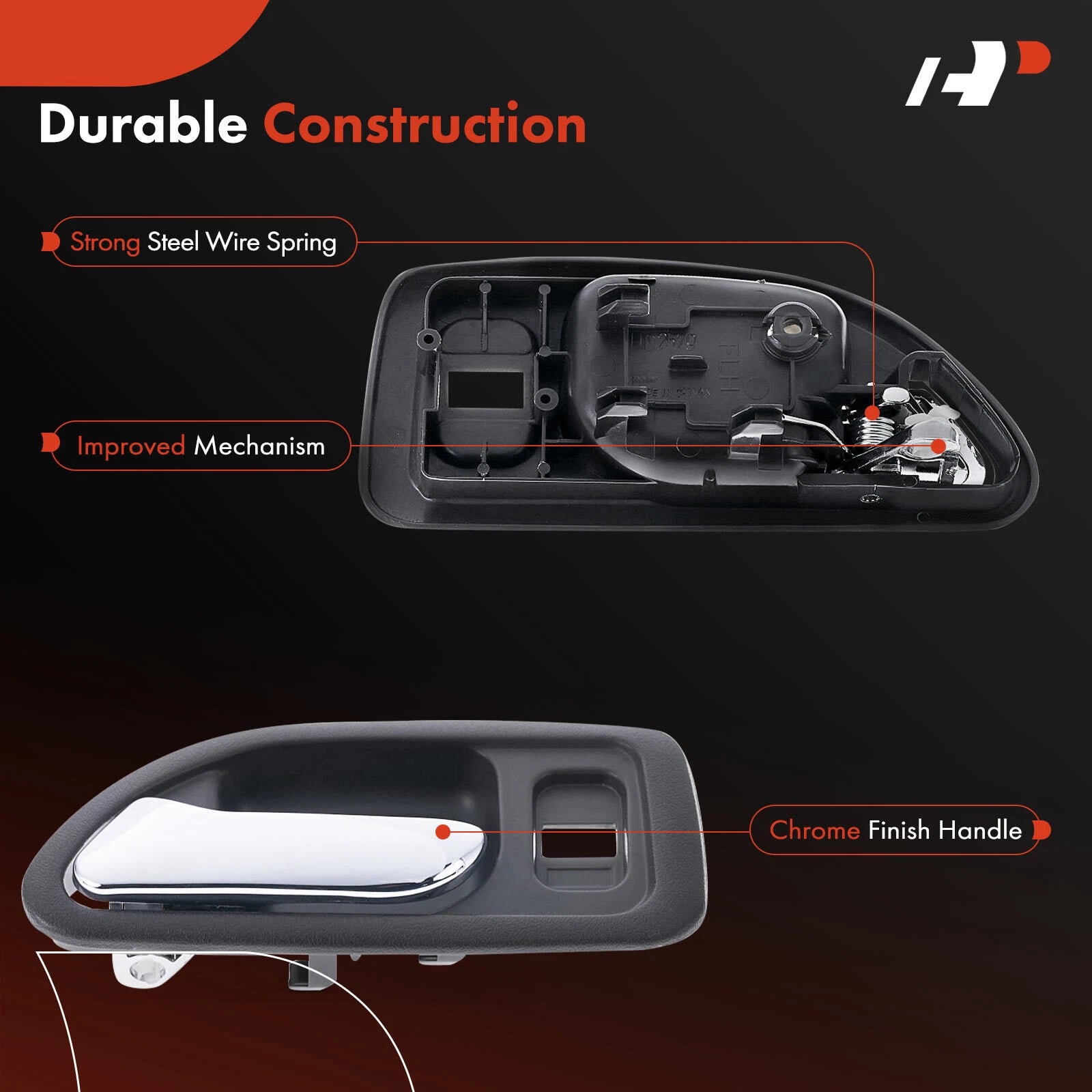 Front Left Interior Door Handle for Honda Accord (1994-1997)