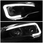 LED DRL Tube Projector Headlights for Ford Escape (2013–2016)