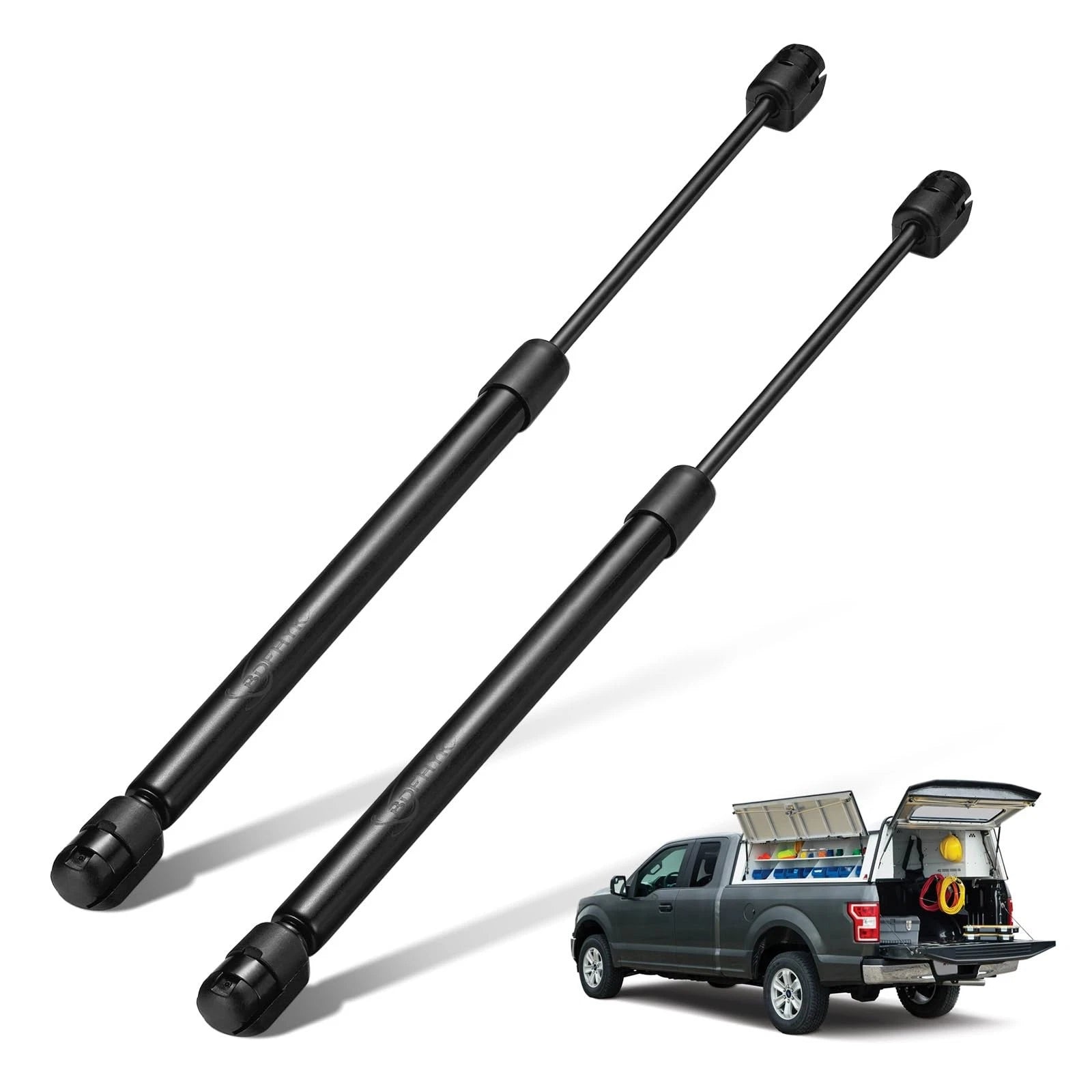 2X 16" Gas Strut for Camper Shell Truck Topper (Fits Various Models)