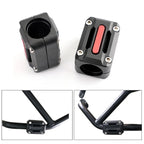 2X 25mm Engine Frame Bar Protection Crash Slider Pads for Motorcycle