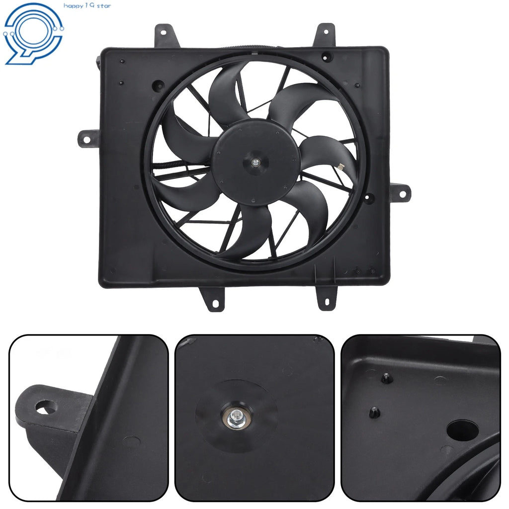 Engine Radiator Cooling Fan Assembly with Shroud for Chrysler PT Cruiser (2006–2010)