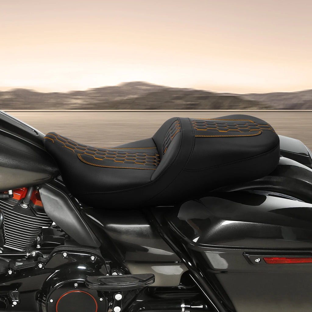 Rider Driver Passenger Seat for Harley Touring Street Glide Trike (2009–2023)