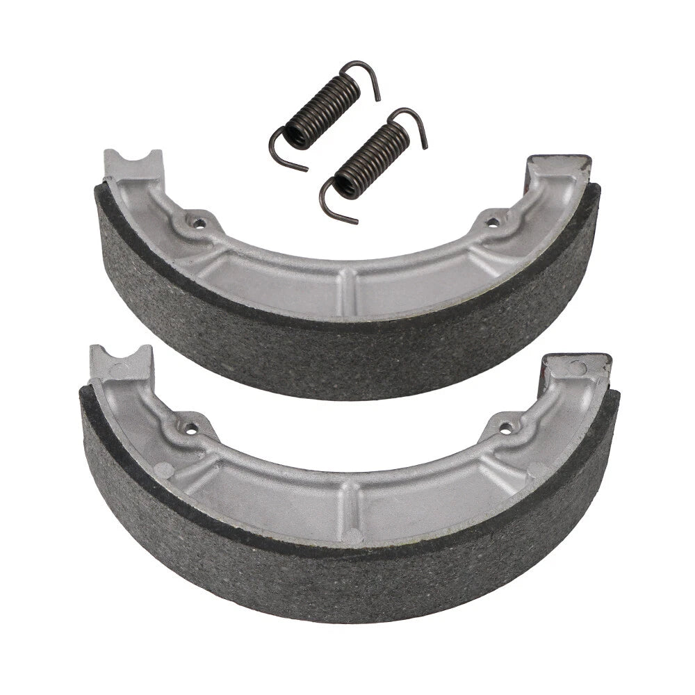 Pair Rear Brake Shoes with Springs for Honda ATC90 ATC110 ATC185 ATC200 ATC250R (1970–1986)