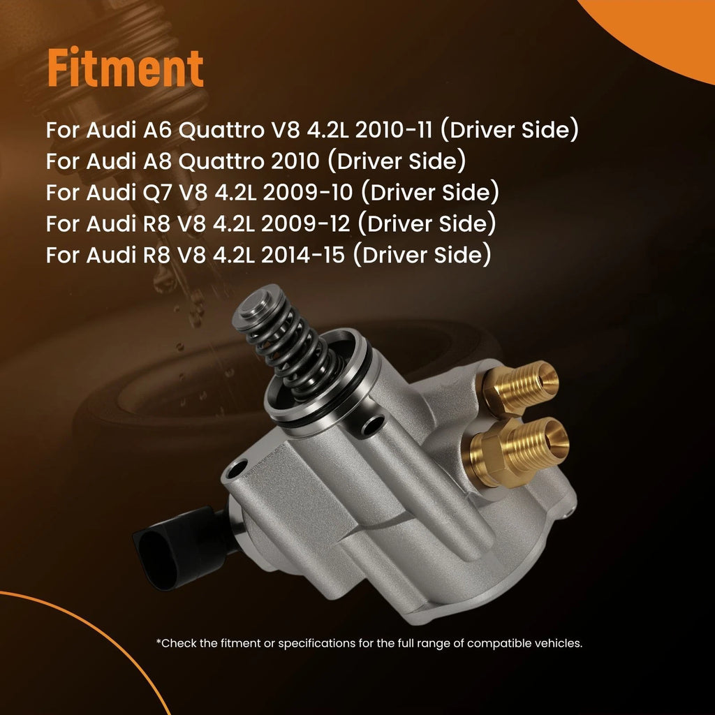 High Pressure Fuel Pump for Audi S5 A6 A8 Q7 R8 VW Touareg (2008–2015)
