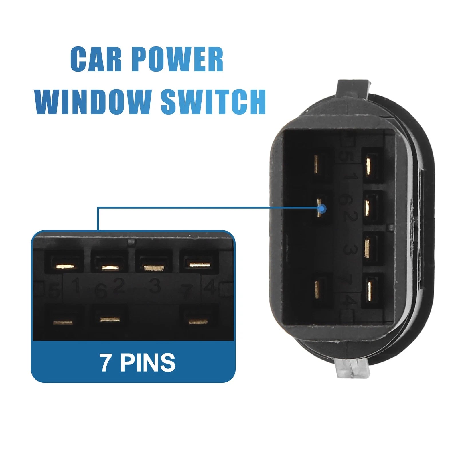 Car Master Power Window Switch for Ford Mondeo (1993–1996) 93BG14529AA 1027749