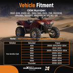 Set of 2 Complete CV Joint Axles for Arctic Cat 650 4X4 (2004–2011)