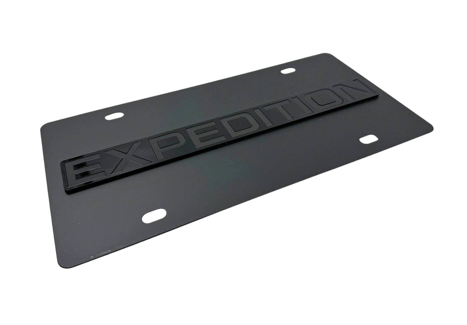 Black License Plate Frame with Ford Emblem for Expedition (2003–2024)