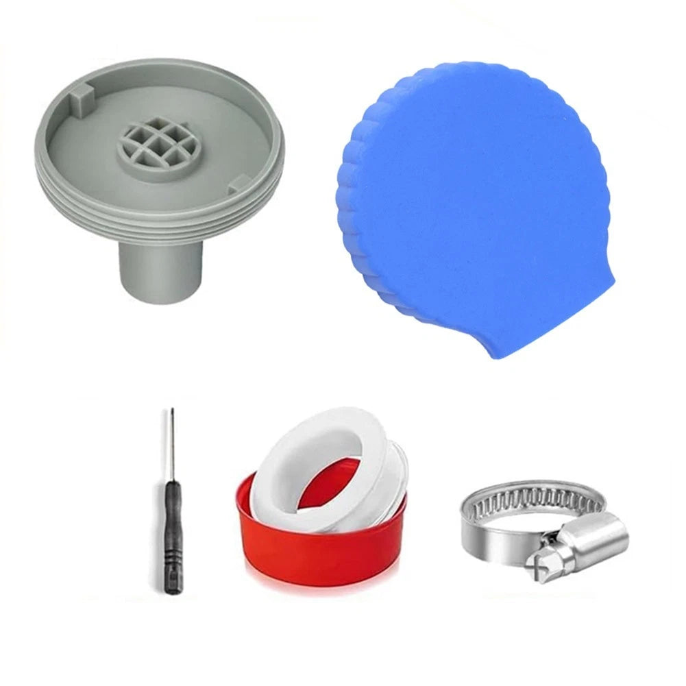 Complete Pool Inlet Nozzle Kit 32mm with Tool Safety Clip and Tape