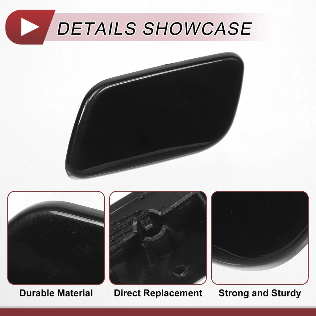 Front Left Washer Nozzle Cover Cap for Subaru Forester (2013–2015) Black