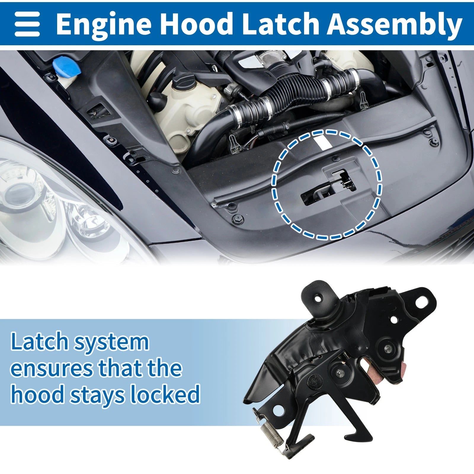 Hood Latch Assembly for Toyota 4Runner (1996–2002) No. 5351035170
