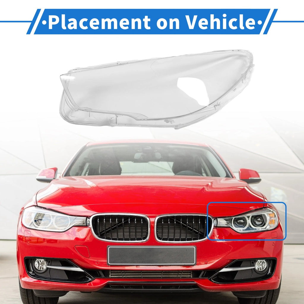 1 Pc Headlight Lens Cover for BMW 5 Series GT F07 (2010–2017) No.63127262727