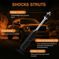 Set of 2 Front Bare Struts Shocks Absorbers for GMC Savana 2500/3500