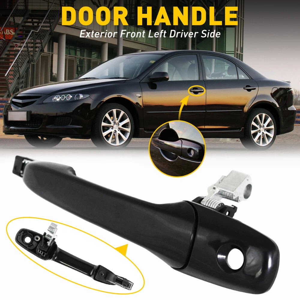 Front Driver Side Exterior Door Handle for Mazda 3 (2004–2009), CX-7 (2007–2012)