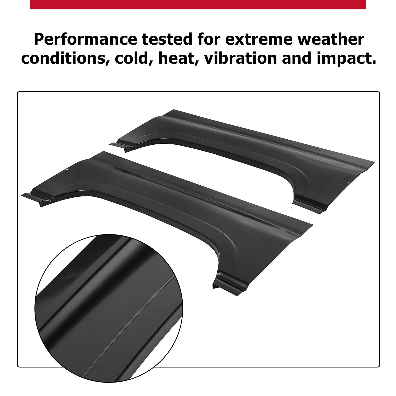 Pair Wheel Arch Repair Panels for Dodge Ram Truck (1994-2001)