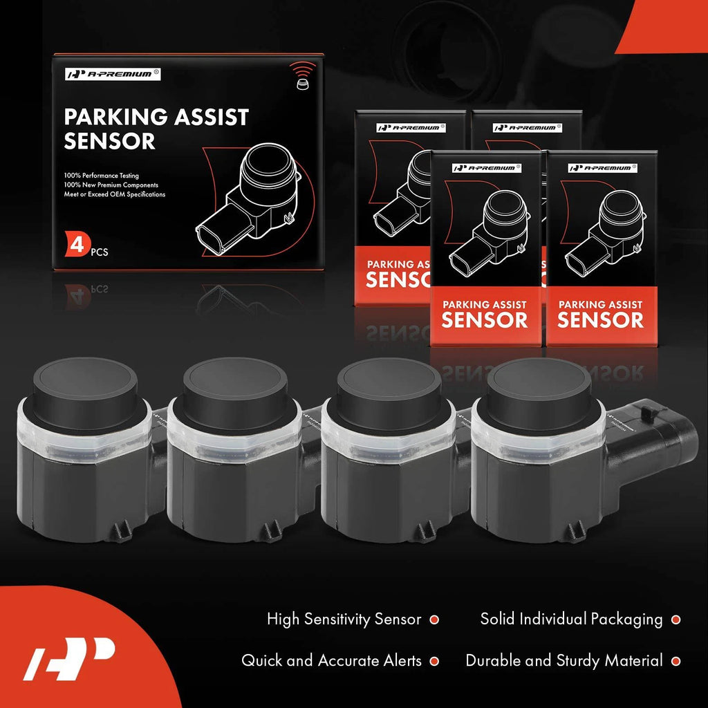 Set of 4 Rear Parking Aid Assist Sensors for Ford Escape (2013–2016)