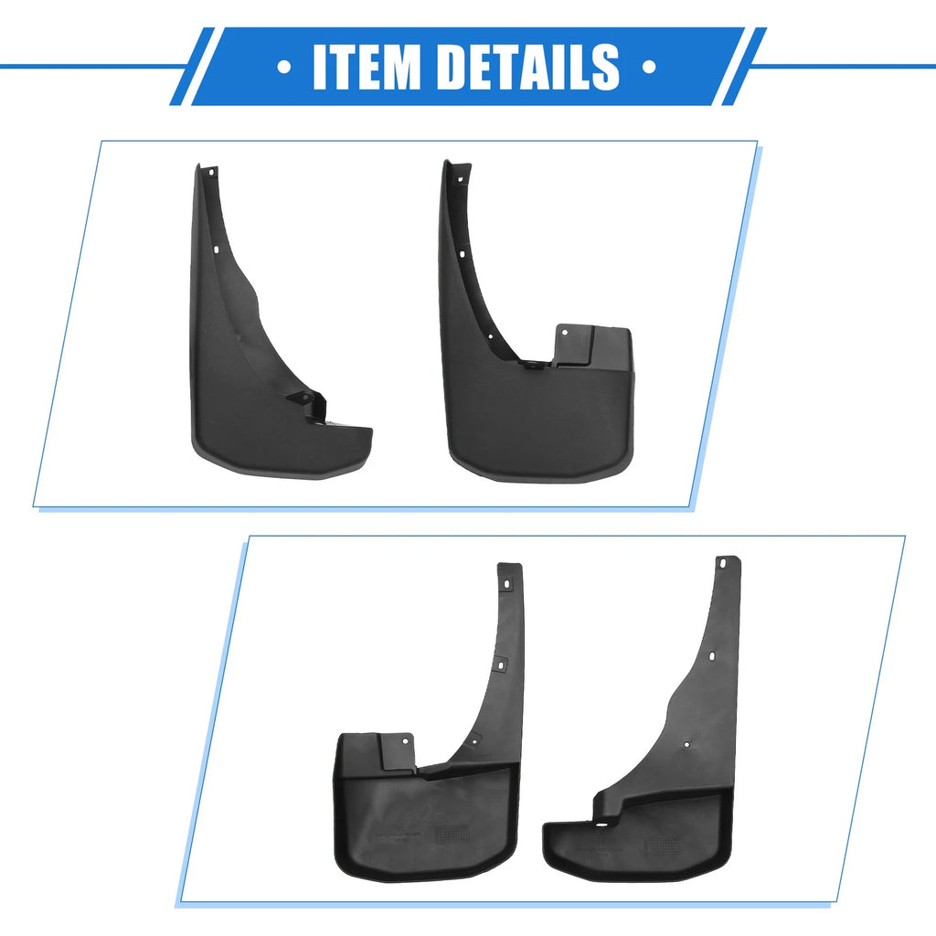 Mud Flaps Kit for Nissan Frontier (2005–2023) - Front Rear Splash Guards