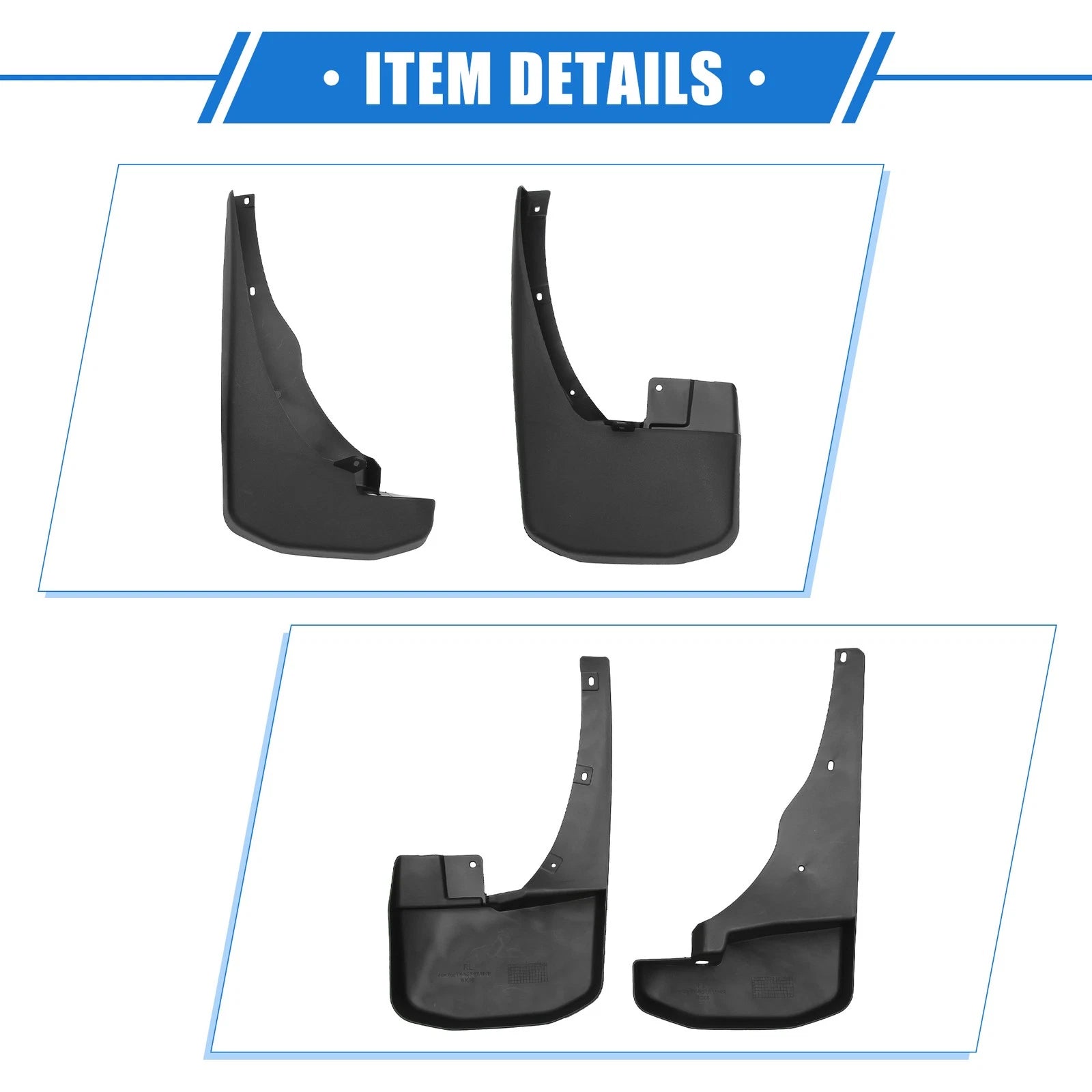 Mud Flaps Kit for Nissan Frontier (2005–2023) - Front Rear Splash Guards