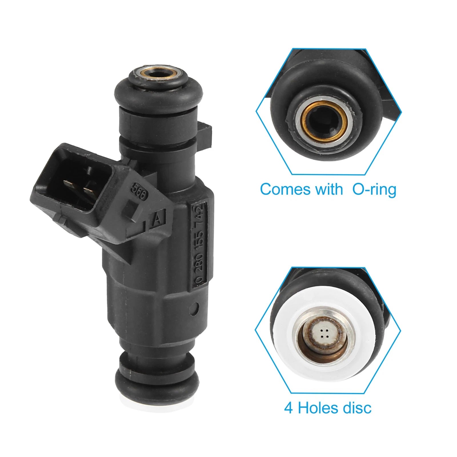 Fuel Injector 0280155742 for Mercedes C280 CLK320 E320 ML320 (1998–2000)