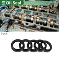 Set of 5 Oil Seal Rotary Shaft Seal NBR Rubber 17x22x3.5mm