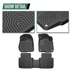 Set of 3D Molded TPE Floor Mats for Honda CR-V (2017–2022)