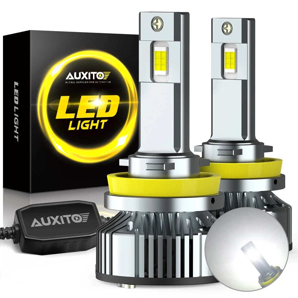 AUXITO H11 LED Headlights Kit for Various Vehicles (6500K, 24000LM)
