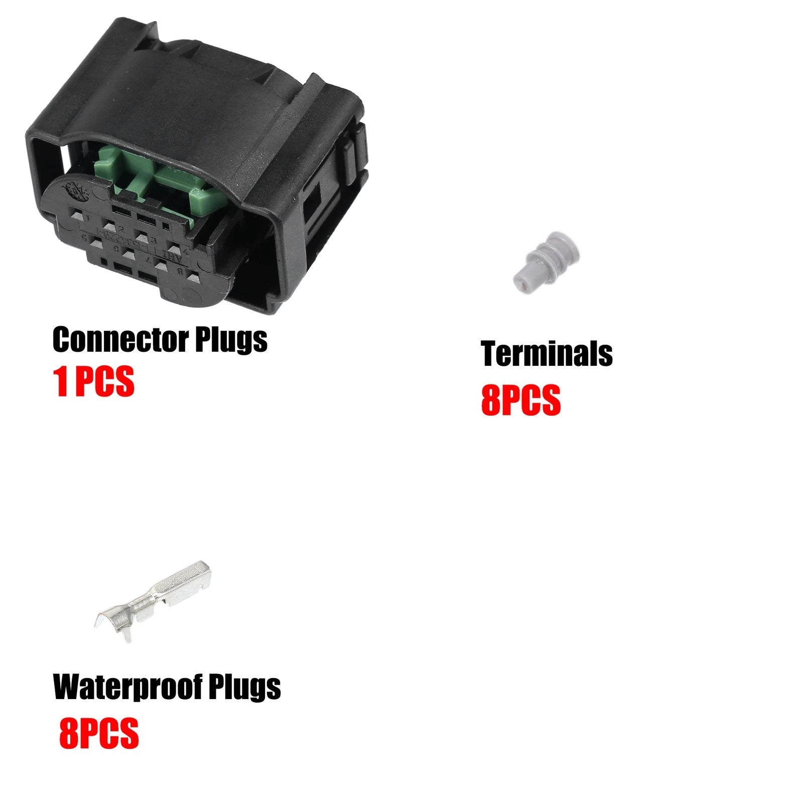 Set of 1 Wiring Plug Sensor Connector Adapter for VW Audi (No. 4F0972708)