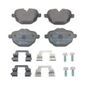 Set of 4 Hella Rear Low-Metallic Brake Pads for BMW F10 I12 F25 F26 E89