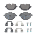 Set of 4 Hella Rear Low-Metallic Brake Pads for BMW F10 I12 F25 F26 E89