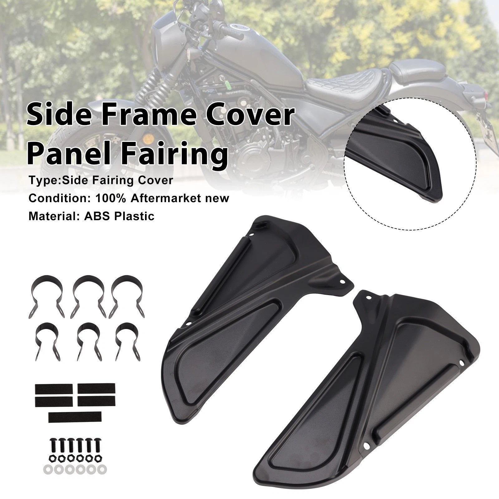 Side Frame Cover Panel for Honda Rebel CMX 250 300 500 (2017–2022)