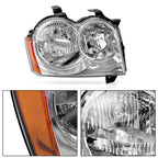 Set of 2 Headlights for Jeep Grand Cherokee (2005-2007)