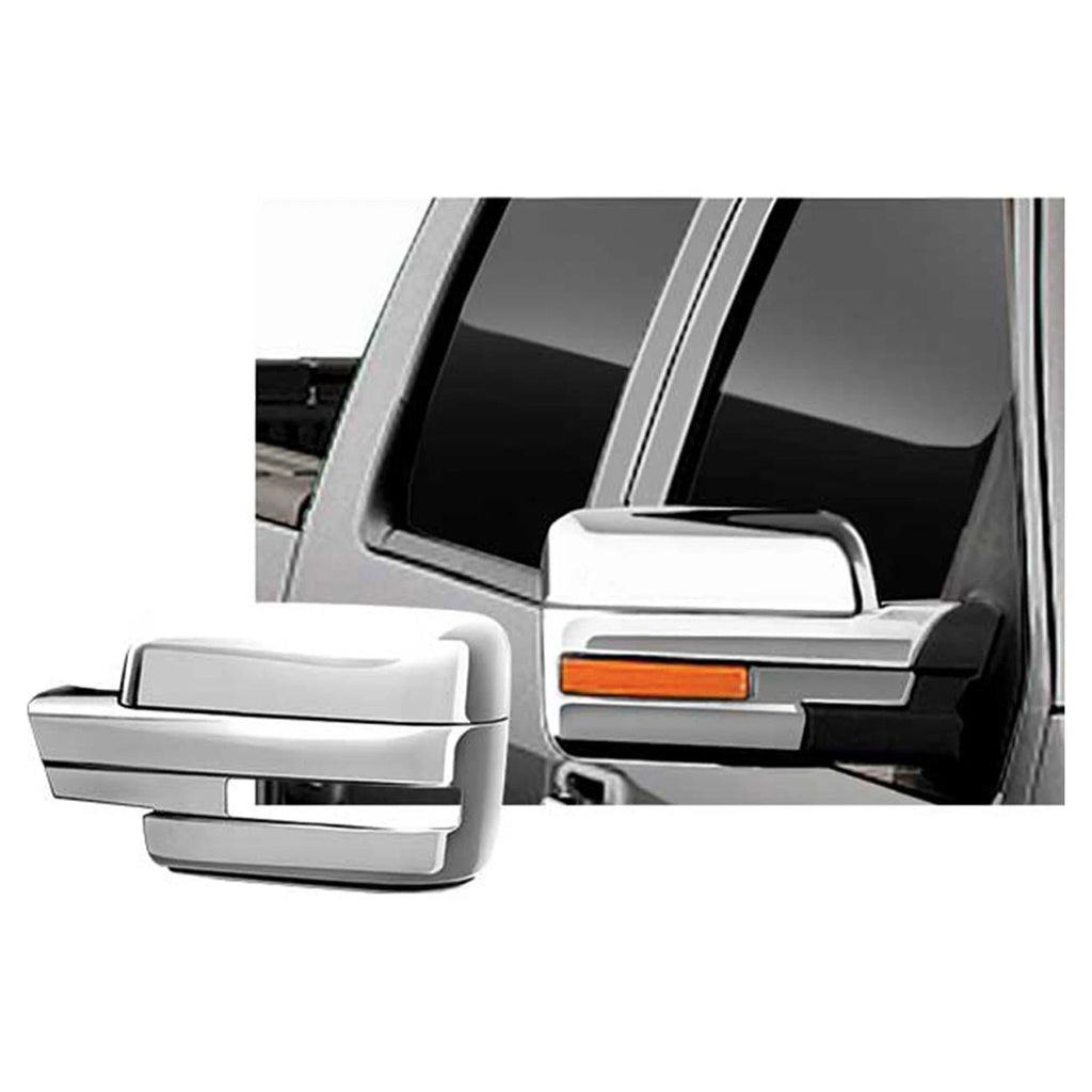 Premium FX Chrome Full Mirror Covers w/ Signal cutout for 2009-2014 Ford F-150