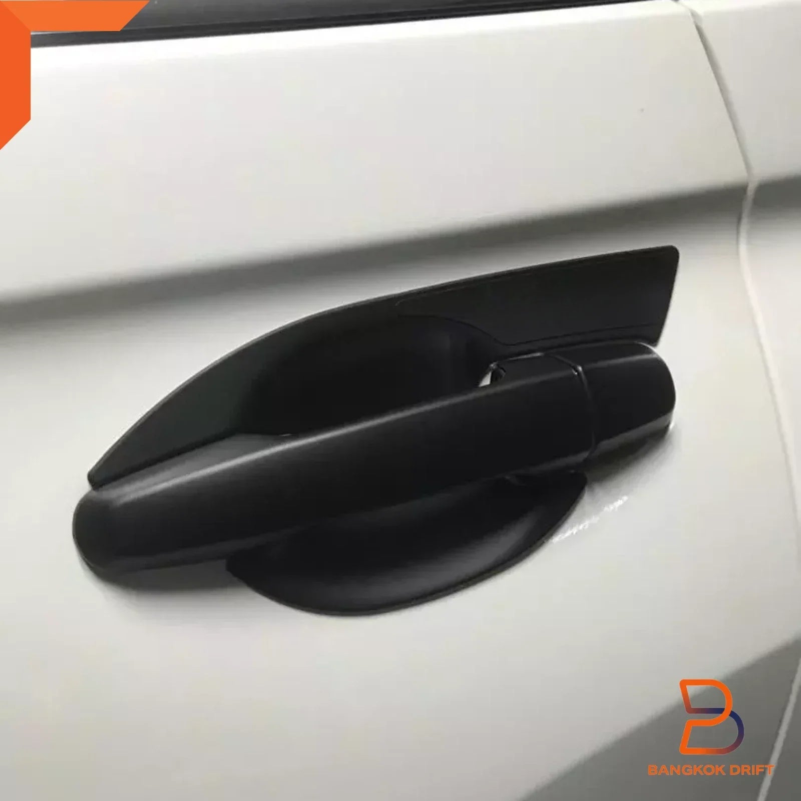 Matte Black Door Handle Cover Trim for Mitsubishi Triton Ute, Pajero Sport (05-23)